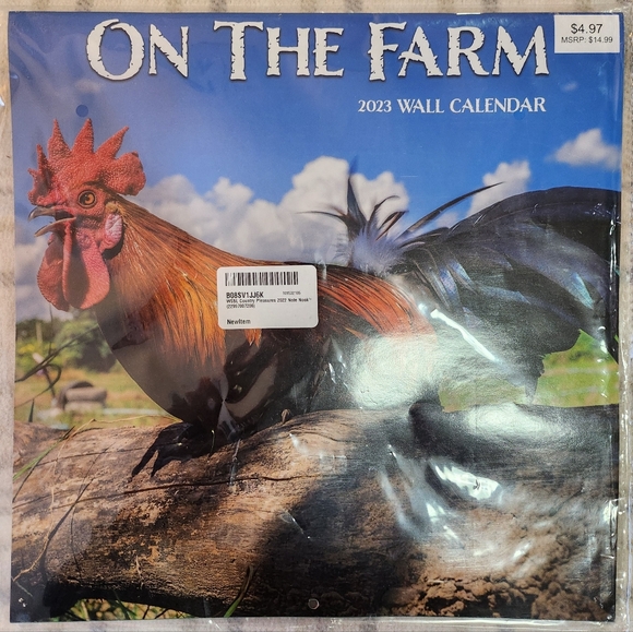 On the Farm 2023 Wall Calendar Sealed Brand New NWT Amazing Life-Like Pictures - Picture 3 of 9